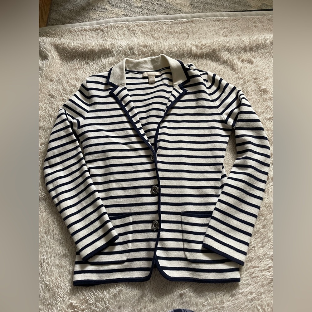 Banana Republic striped blazer